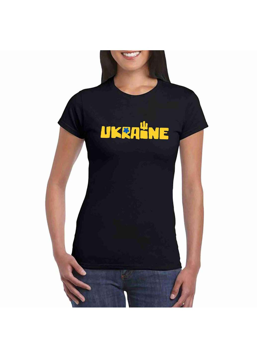 Чорна футболка ukraine україна push it Кавун