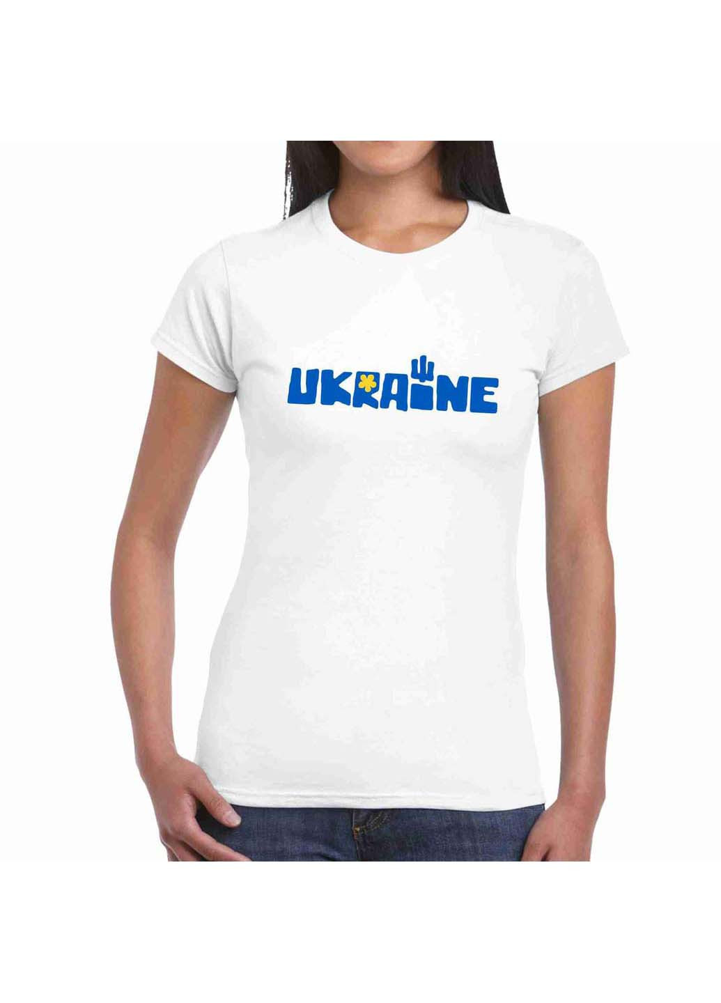 Біла футболка ukraine україна push it Кавун