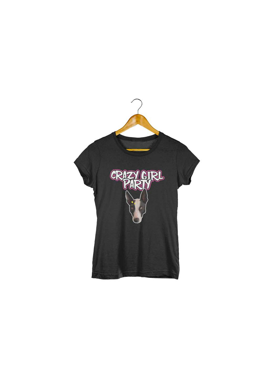 Футболка для девичника Crazy Girl Party. Песик Кавун - (273169357)