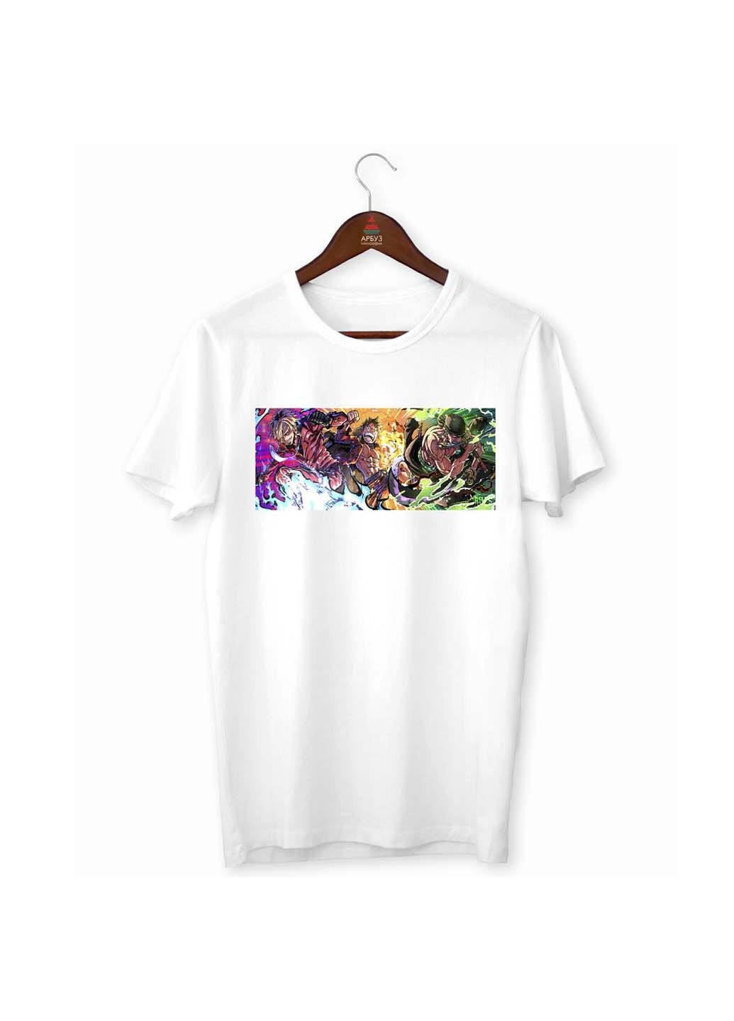 Футболка Ван-Пис One Piece Luffy Луффи Sanji Санджи Roronoa Zoro Ророноа Зоро Кавун - (273169361)