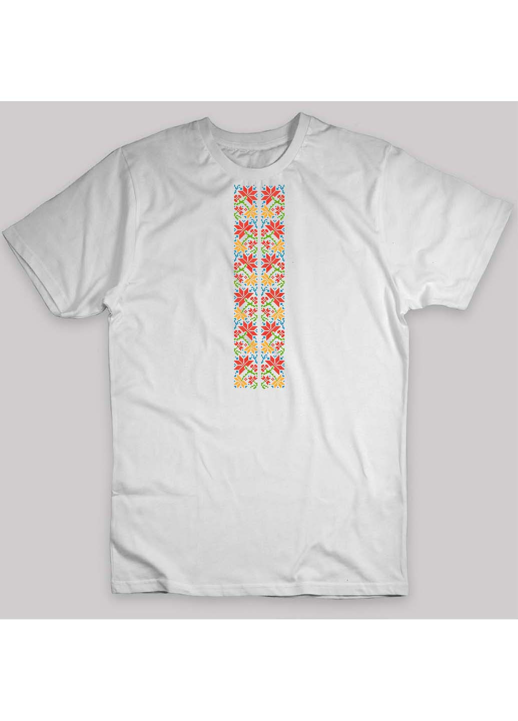 Футболка Вышиванка. Украинский цветочный орнамент Кавун - (273169538)