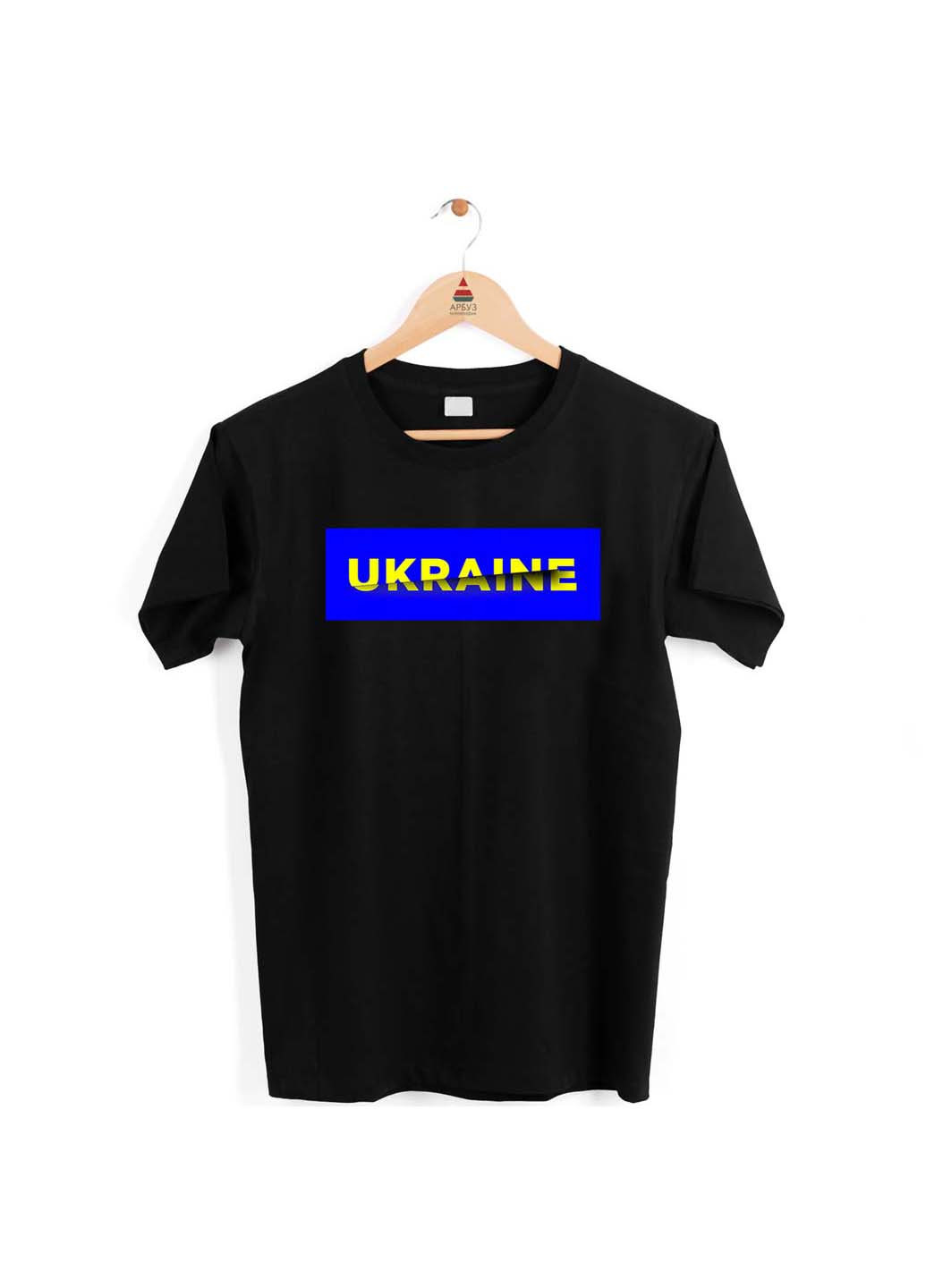 Чорна футболка ukraine україна Кавун