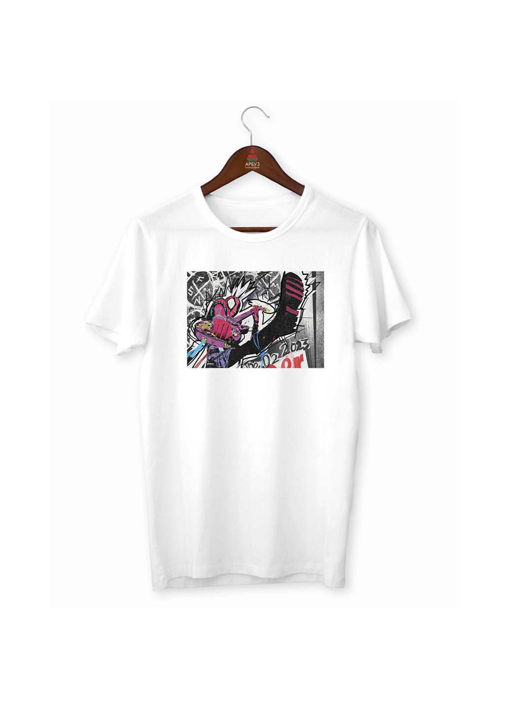 Футболка Человек паук Паутина Вселенных Spider Man across the Spider Verse Панк паук Кавун - (273169471)