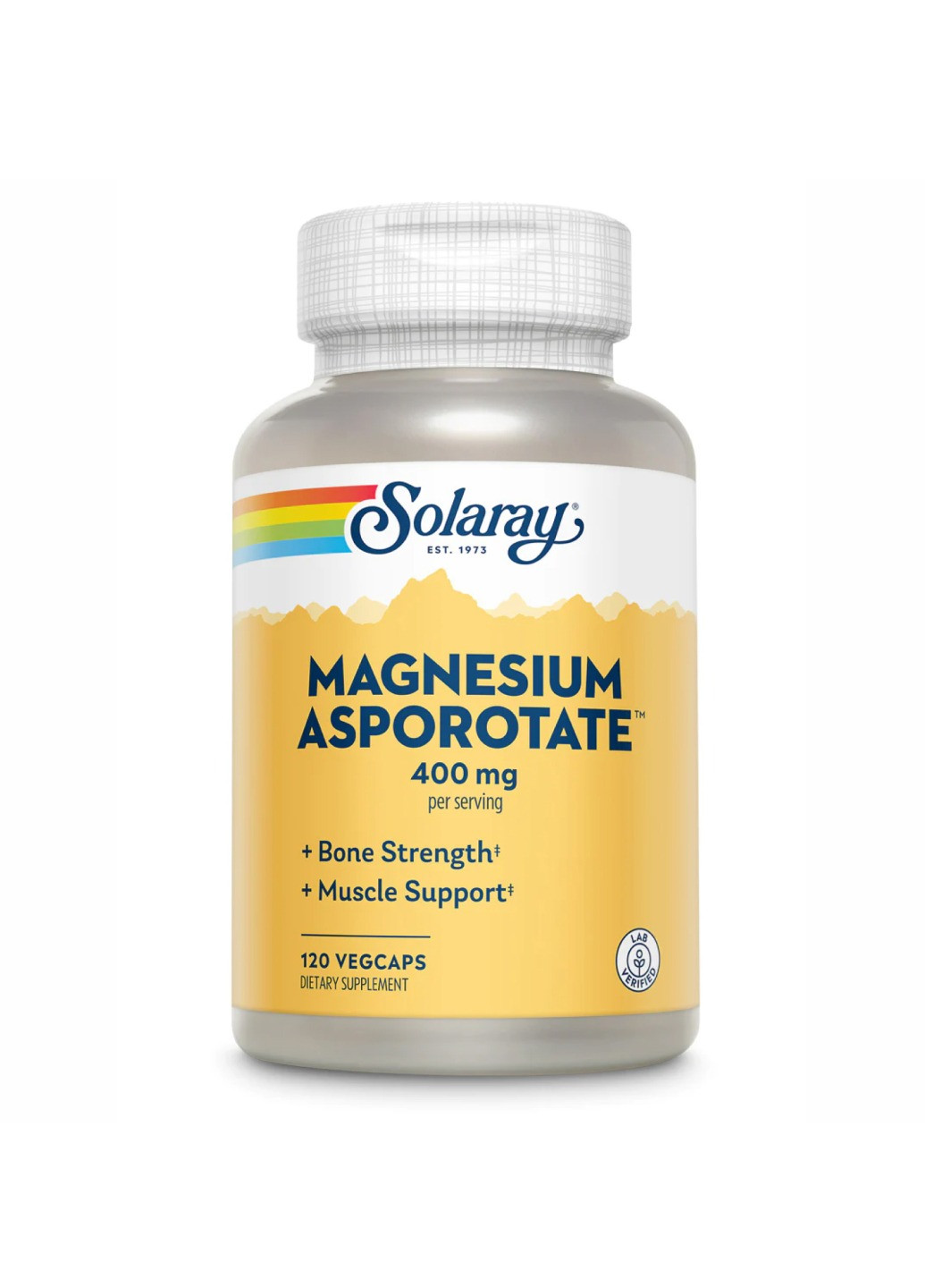 Аспартат магния Magnesium Asporotate 400mg - 120 vcaps Solaray (273183032)