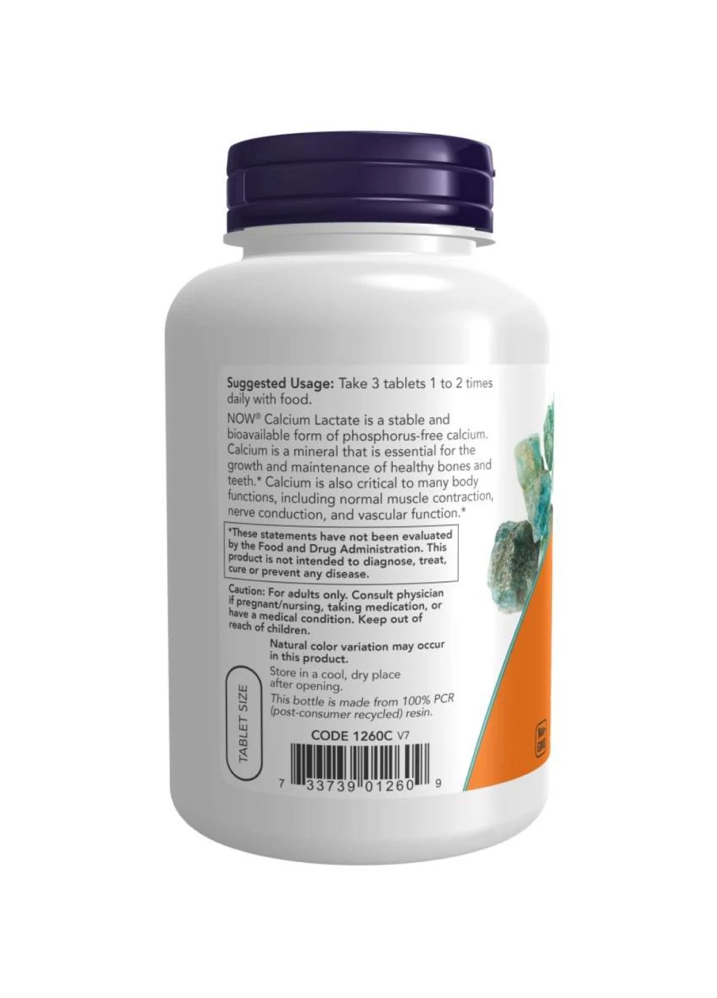 Кальцій лактат Calcium Lactate - 250 tabs Now Foods (273182894)
