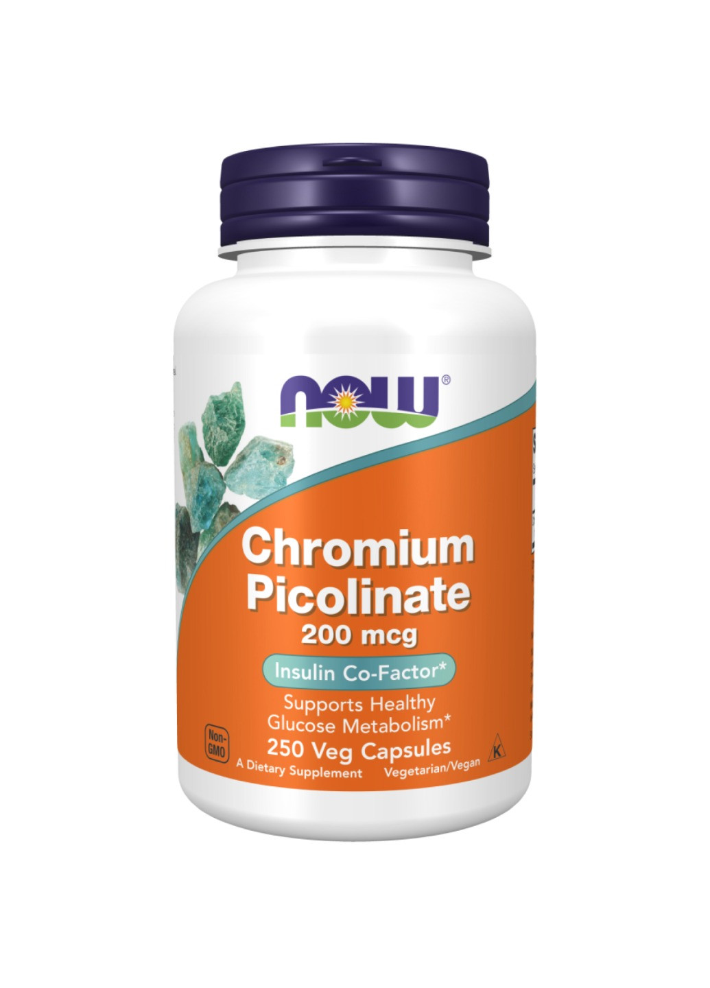 Добавка Chromium Picolinate 200 mcg - 250 caps Now Foods (273182950)