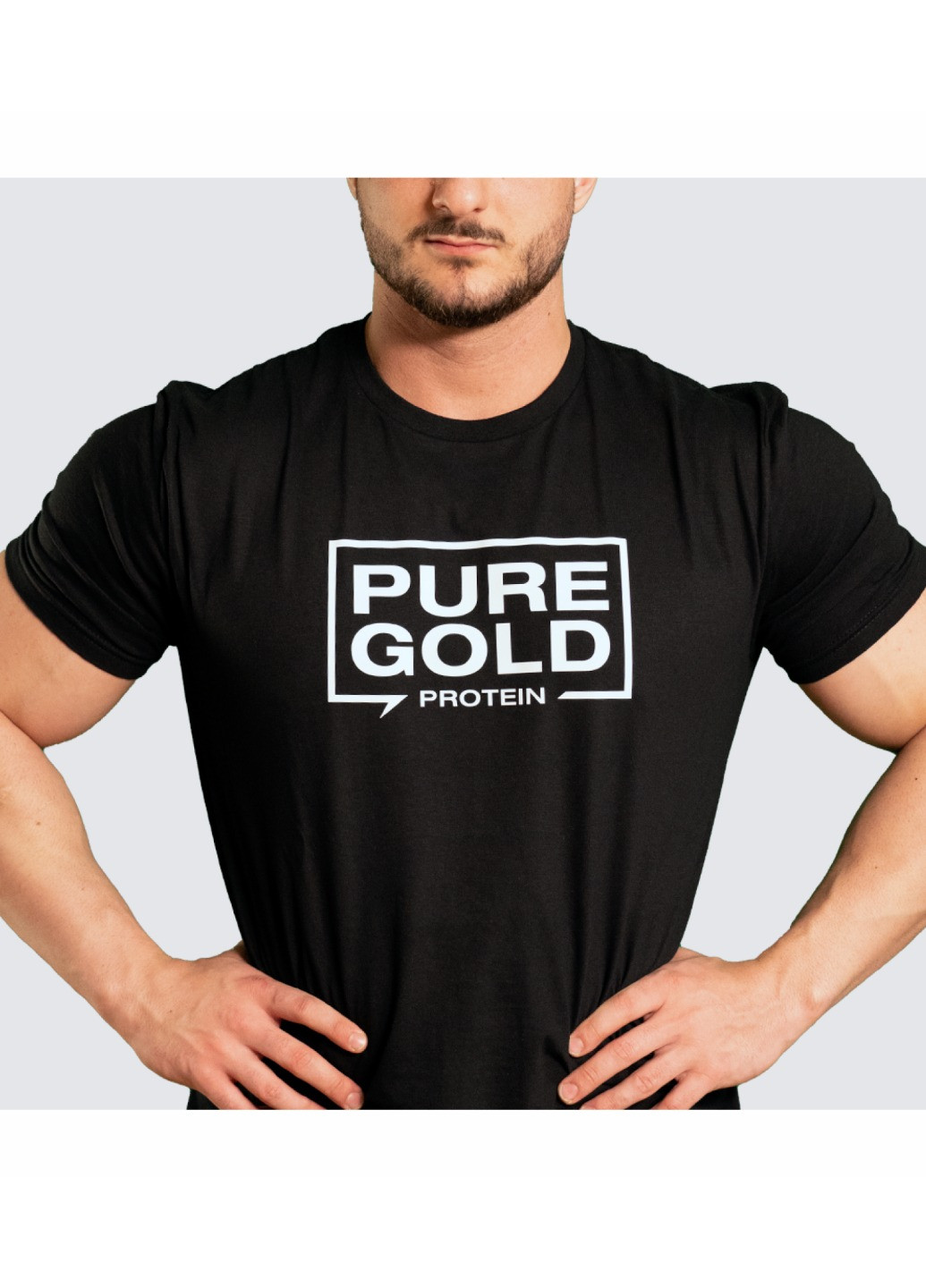 Ferfi Pure Gold Logo - M Black Pure Gold Protein (273183058)