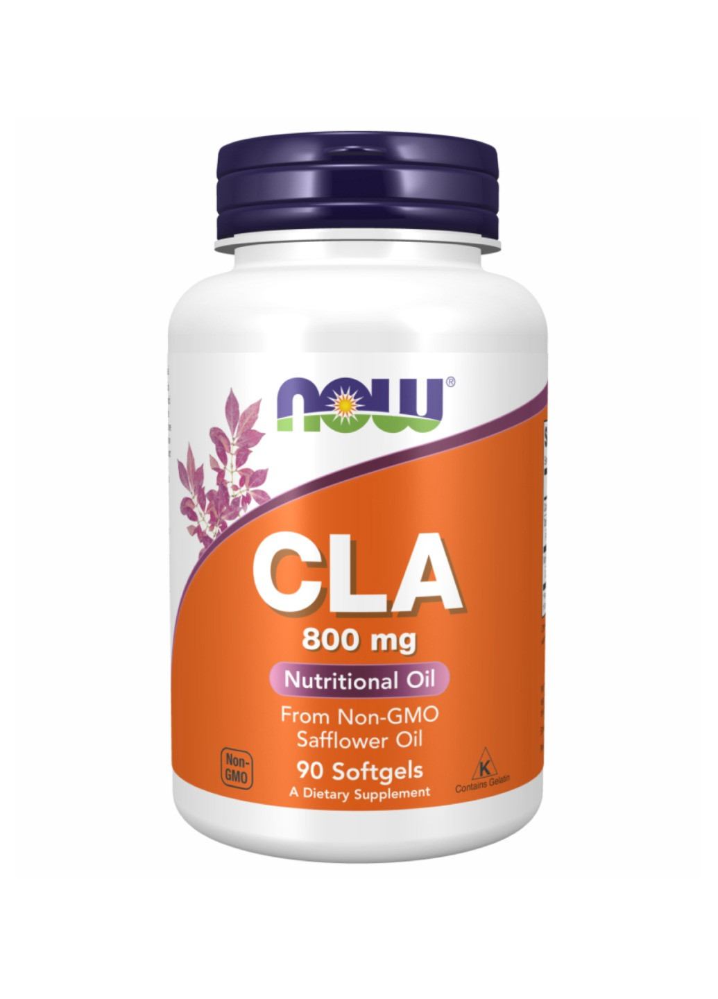 Кон'югована лінолева кислота CLA 800mg - 90 softgels Now Foods (273182816)