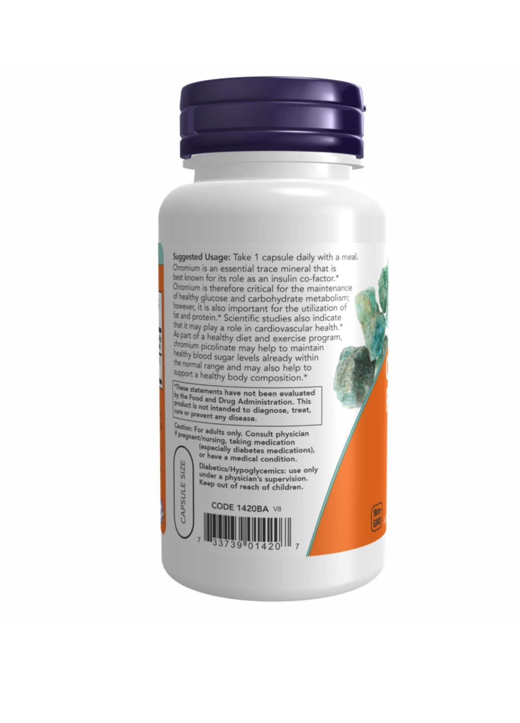 Хром Пиколинат, Chromium Picolinate - 100caps Now Foods (273182842)