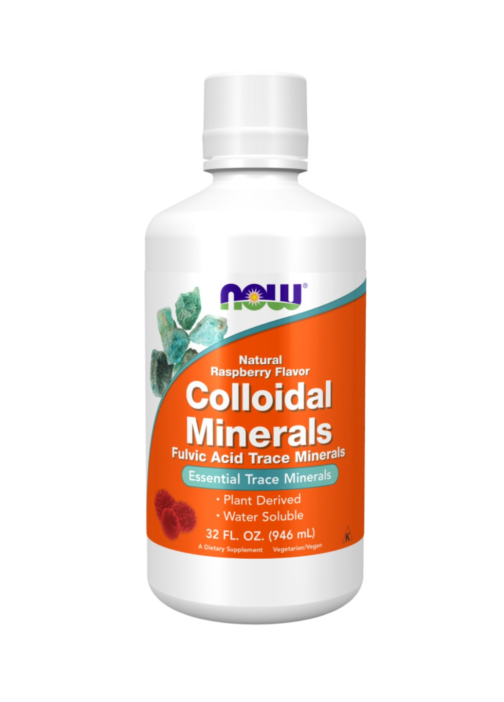 Коллоидные минералы Colloidal Minerals Raspberry - 32oz Now Foods (273182879)