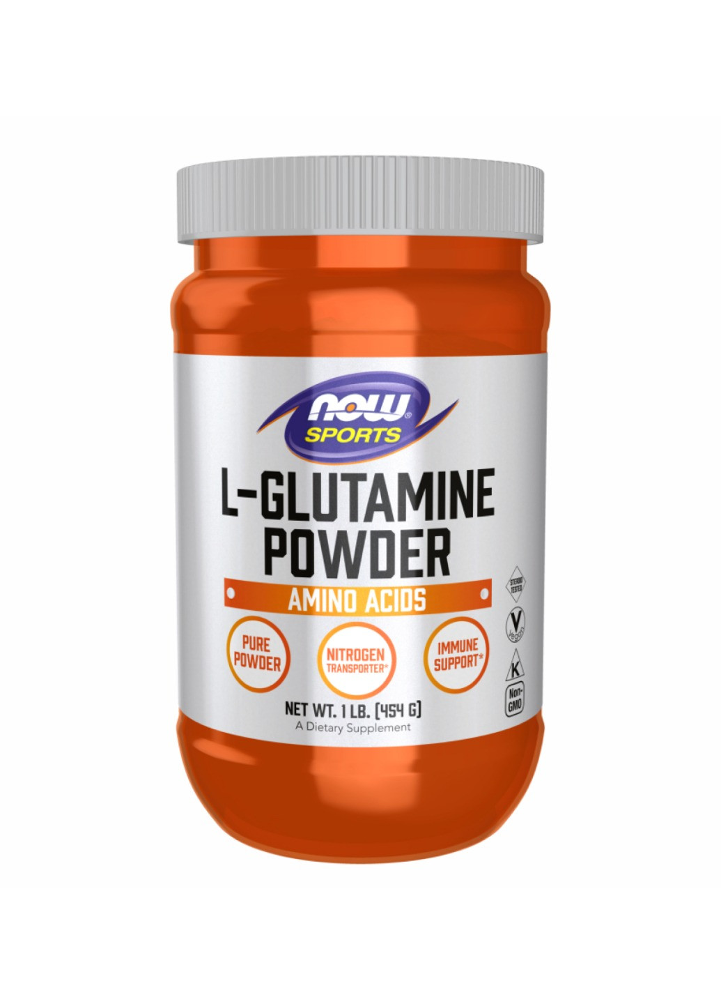 L-глютамін для відновлення L-Glutamine Powder - 1000g Now Foods (273182978)