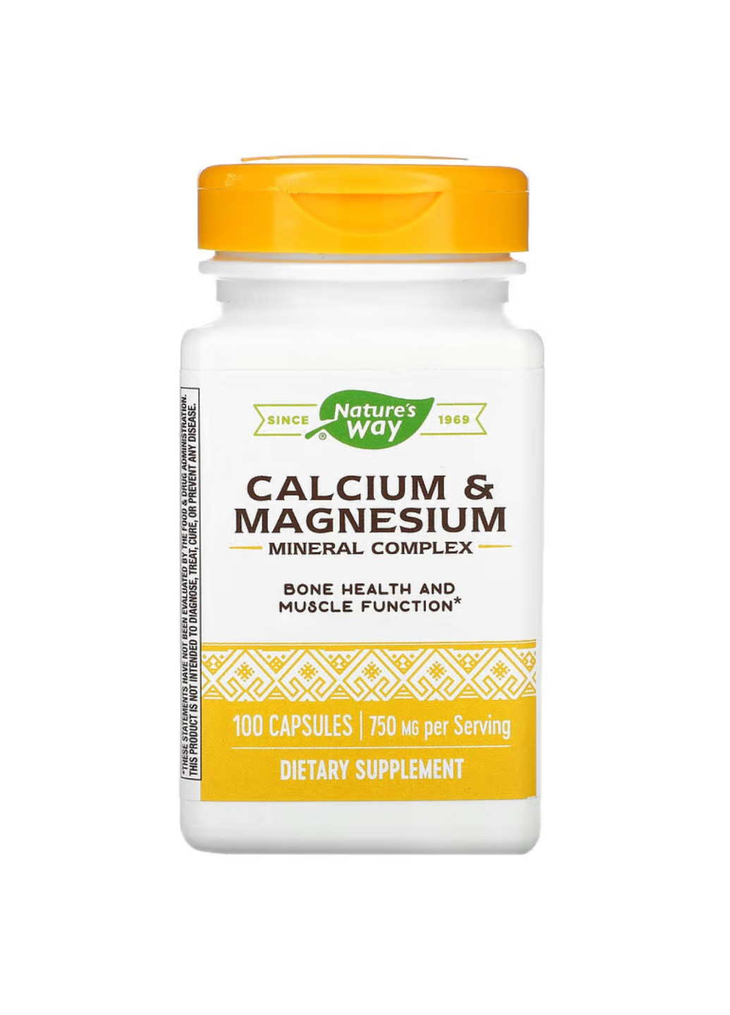 Кальций и магний Calcium-Magnesium - 100 caps Nature's Way (273182799)