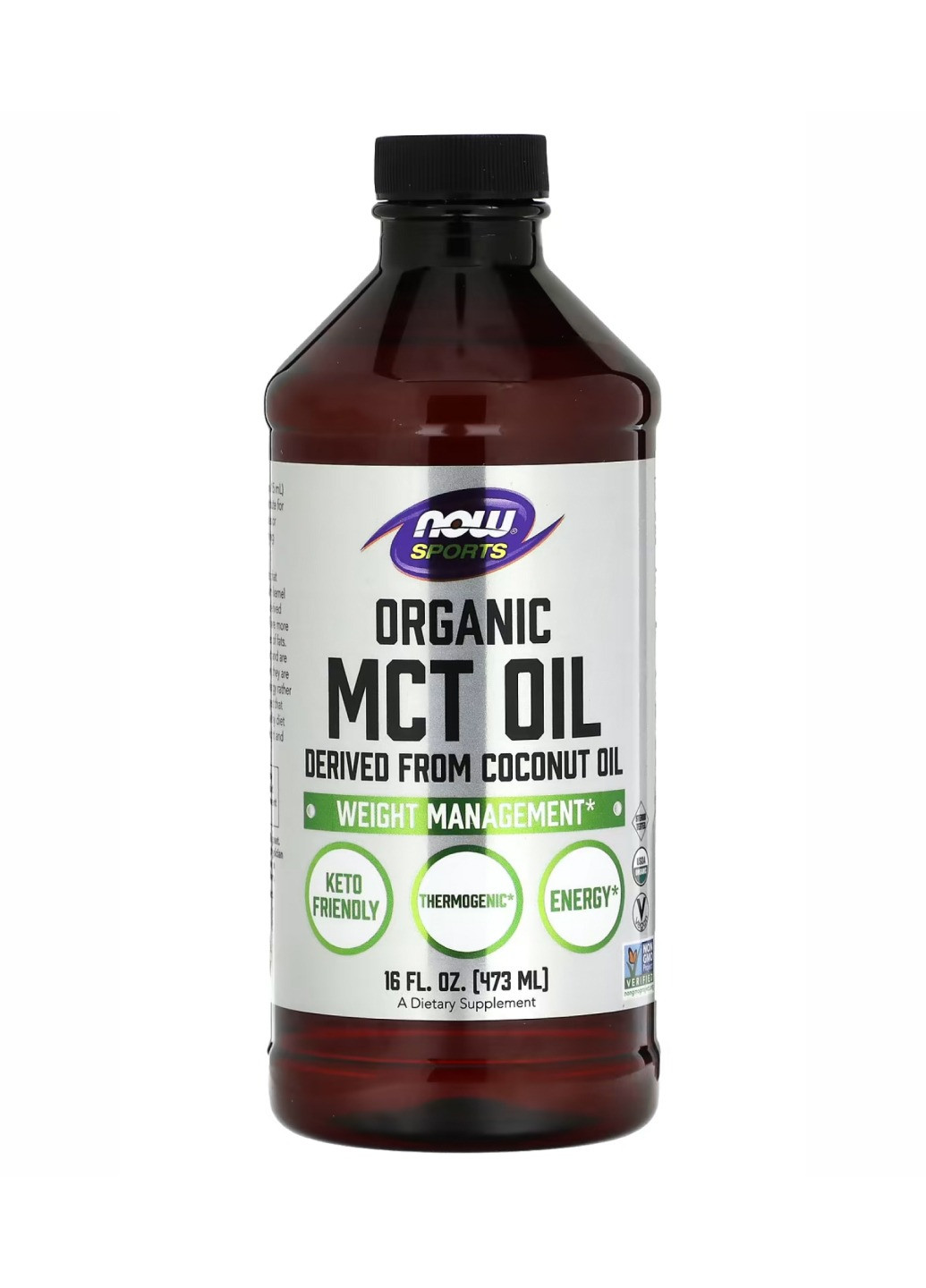 Олія з MCT MCT Oil - 16 fl oz Now Foods (273182812)