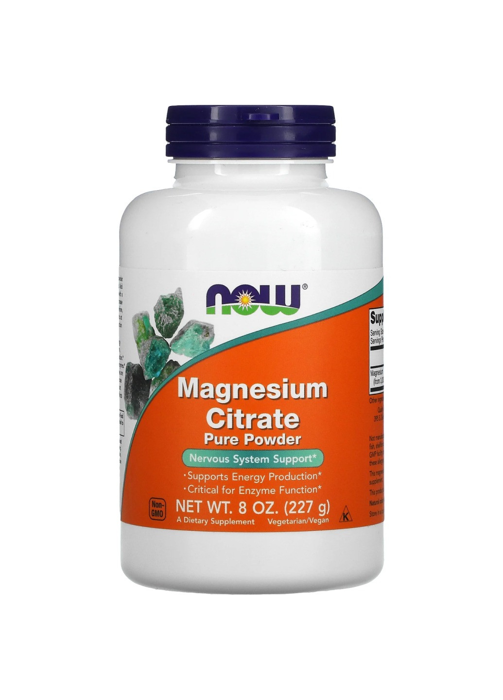 Цитрат магнію Magnesium Citrate Powder - 8 oz Now Foods (273182843)