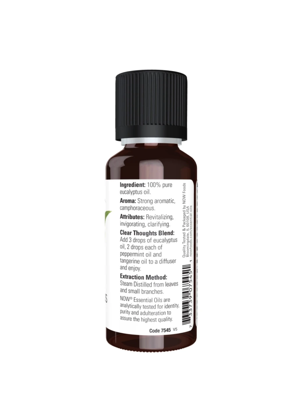 Масло эвкалипта Eucalyptus Globulus Oil - 30ml (1fl.oz) Now Foods (273182942)