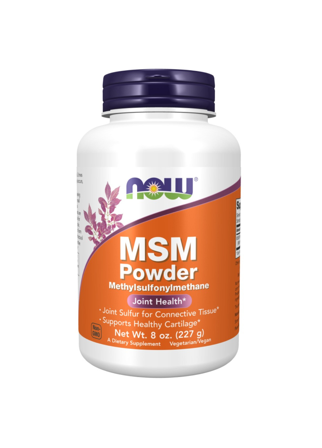 Метилсульфонилметан MSM Pure Powder - 8 oz Now Foods (273182901)