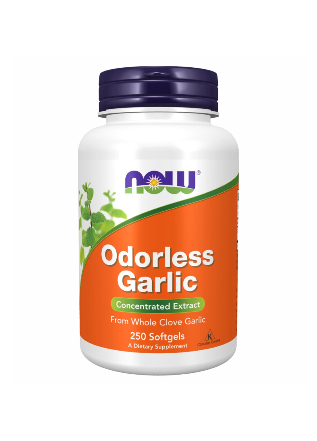 Чеснок без запаха Odorless Garlic Orig - 250 sgels Now Foods (273182853)