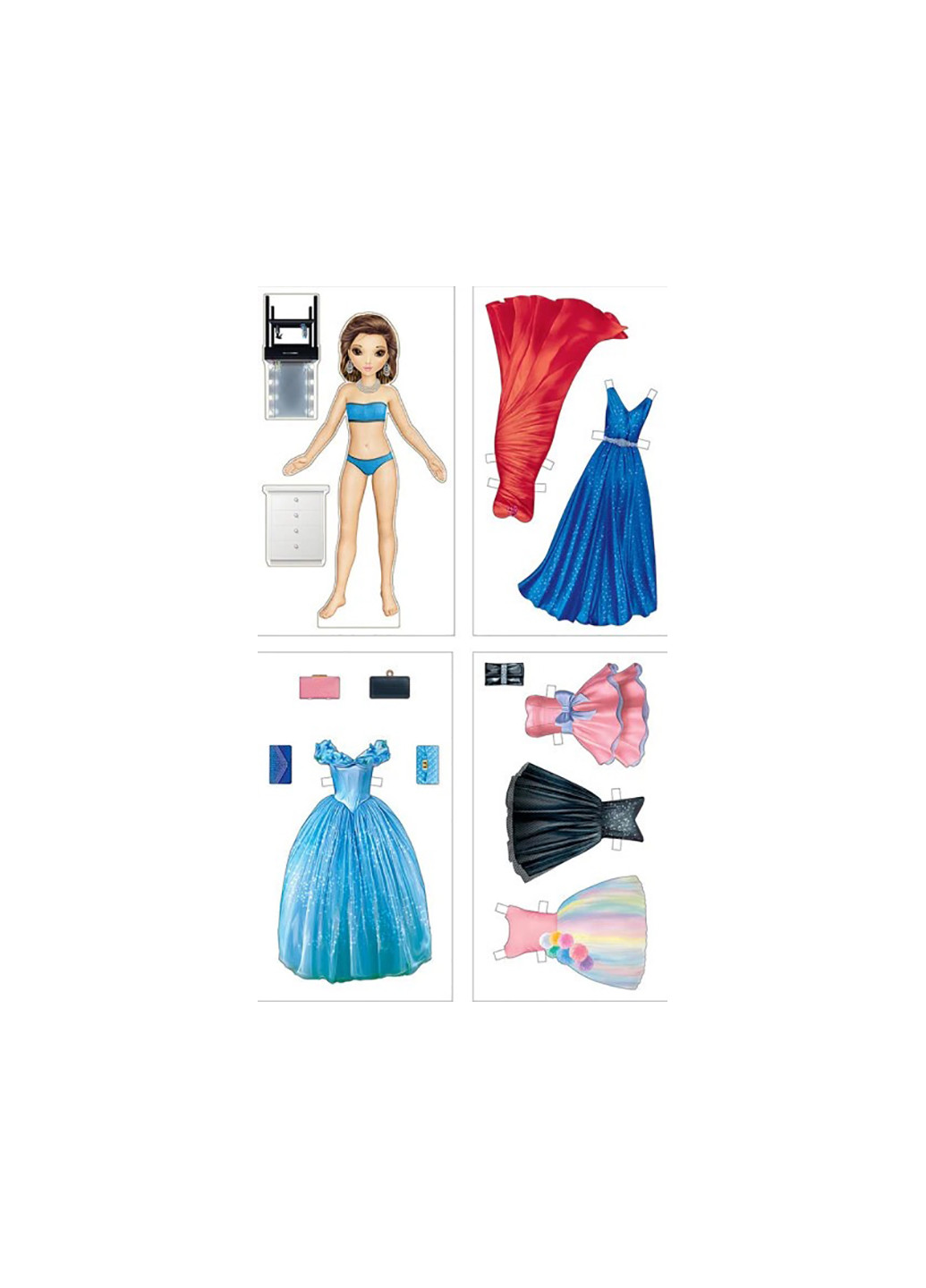 Одевалка Fashion look. Гламурная одежда 10100623У Ранок-Креатив (273200901)