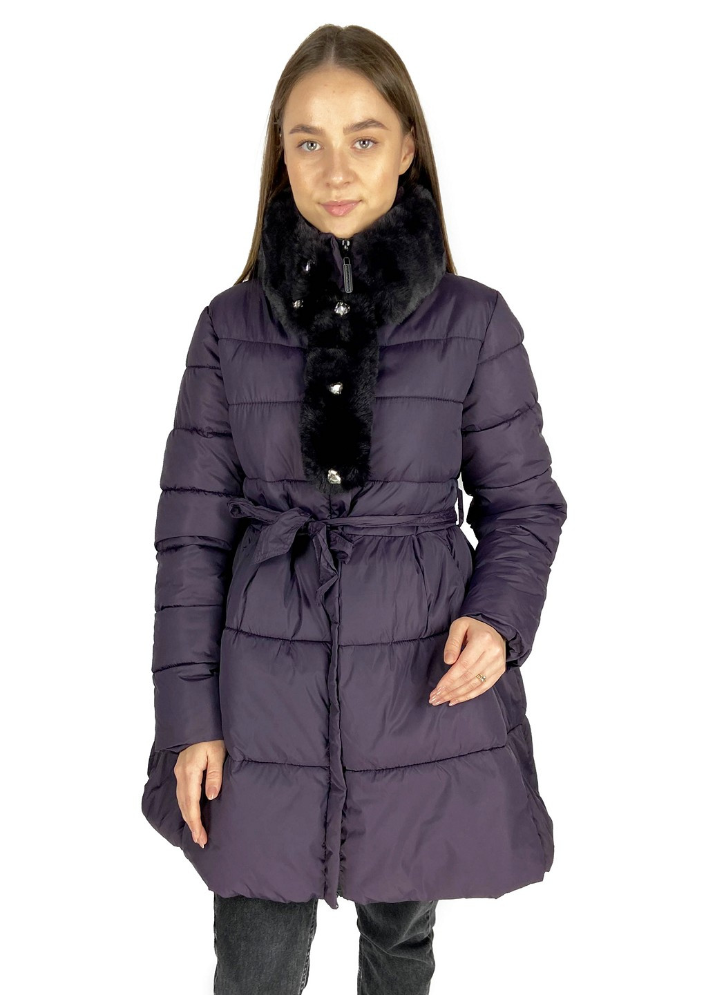 Темно-фиолетовая зимняя куртка Mtp