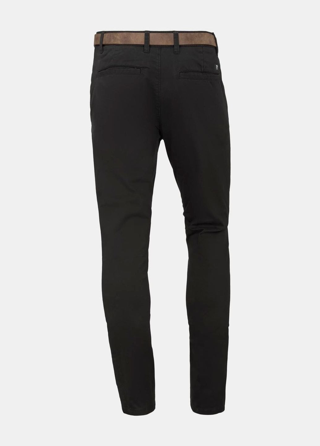 Черные кэжуал демисезонные брюки Tom Tailor