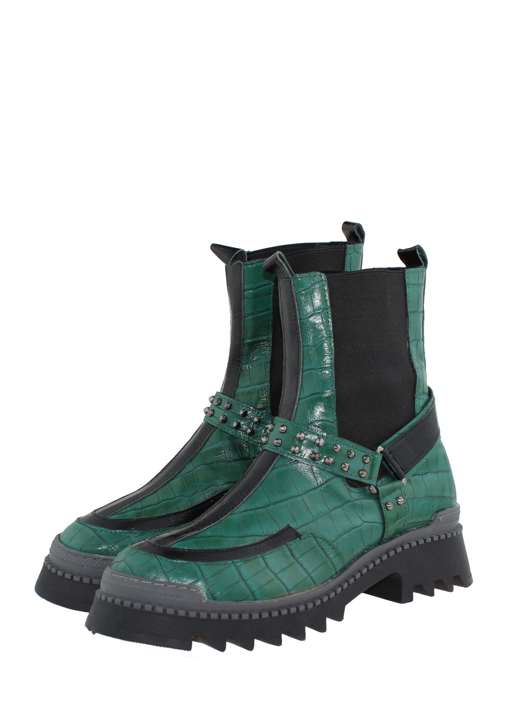 Зимние ботинки a.fradinski af21027.15 зеленый Anna Fradinski