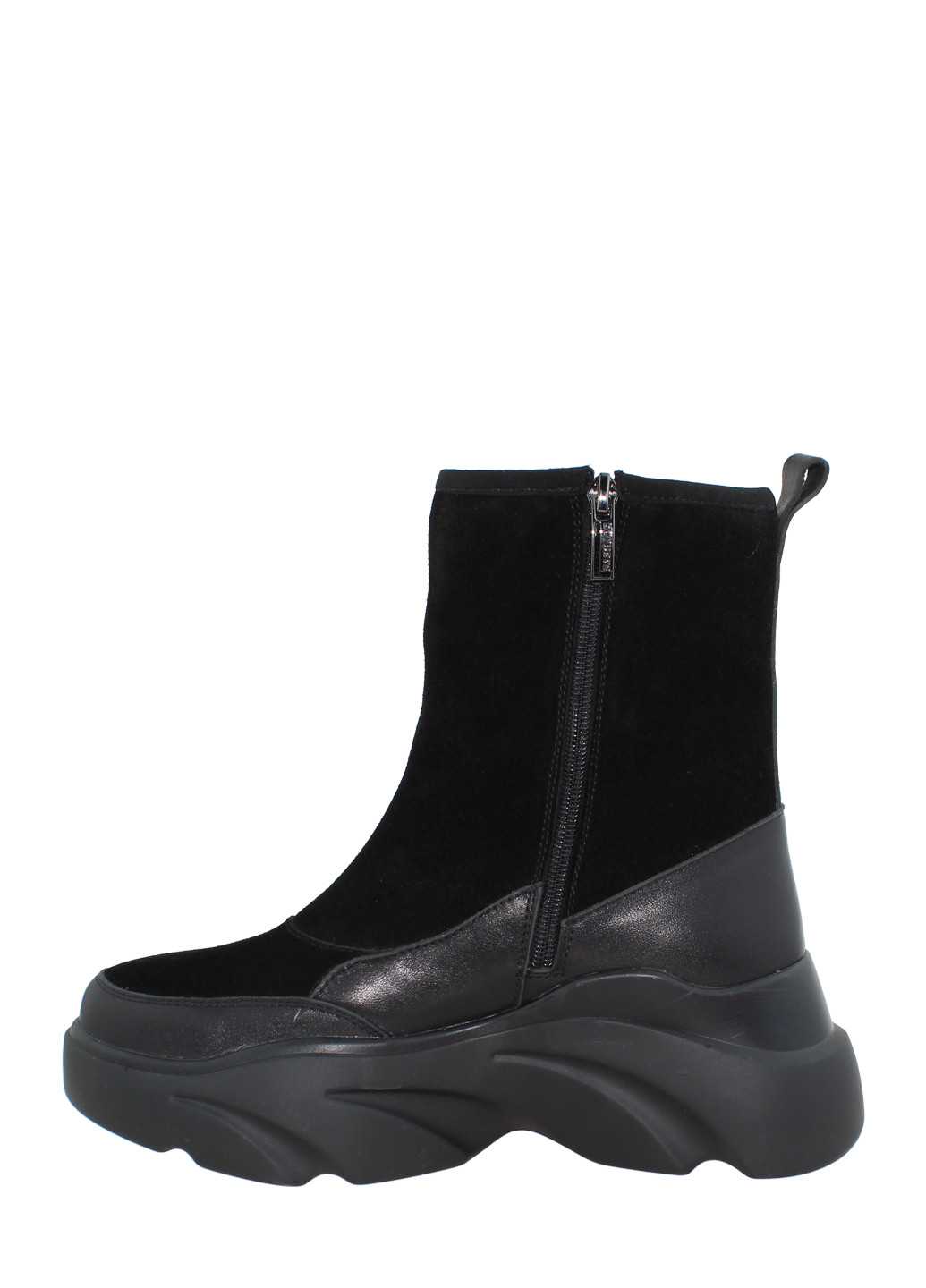 Зимние ботинки rsm-1156-11 черный Sothby's из натуральной замши