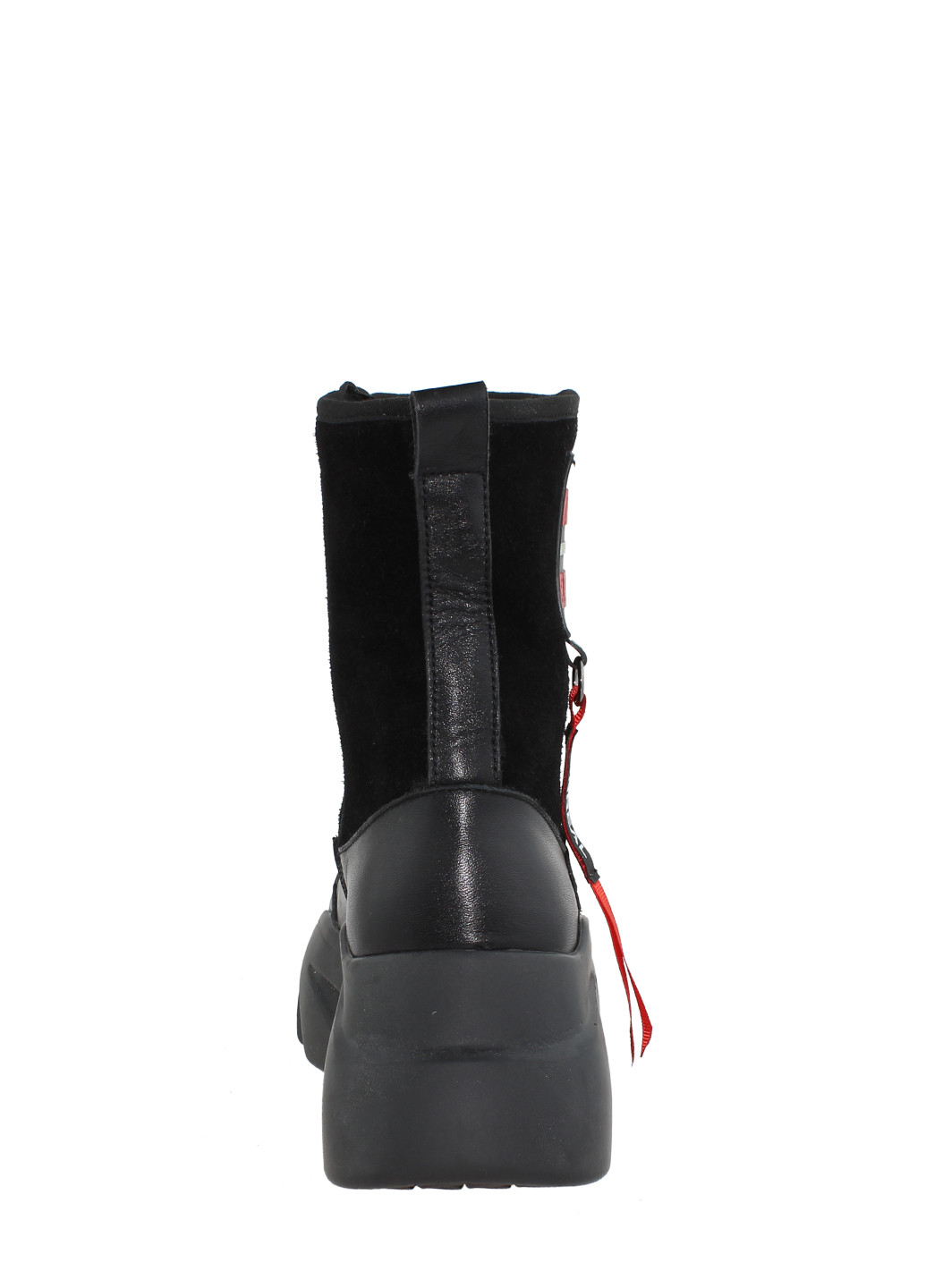 Зимние ботинки rsm-745-11 черный Sothby's из натуральной замши