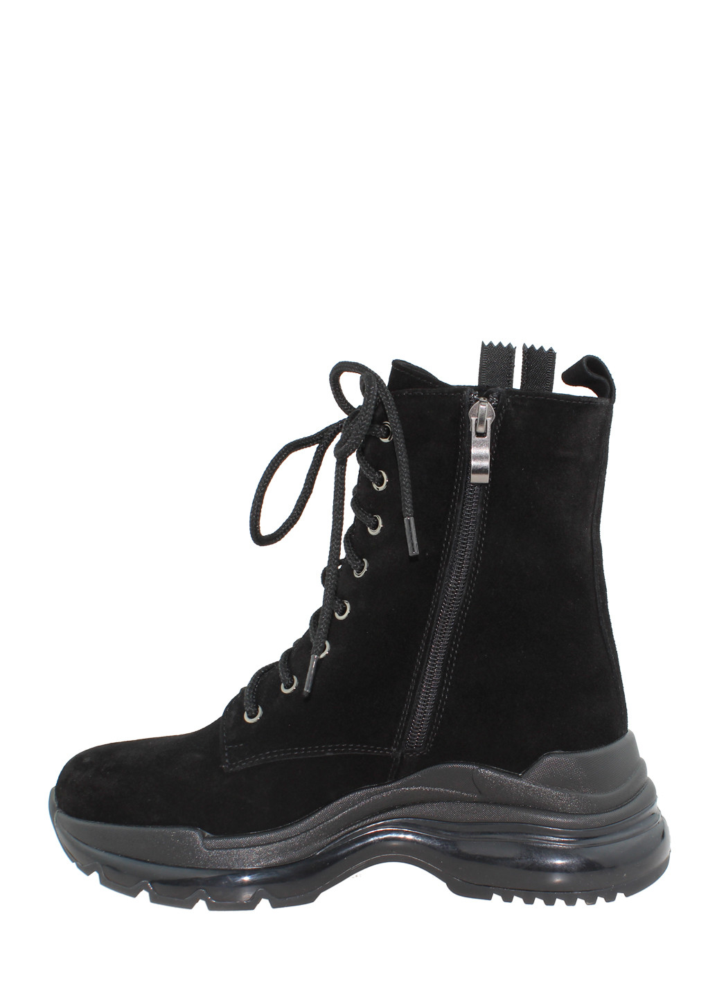 Зимние ботинки rsm-1158-11 черный Sothby's из натуральной замши