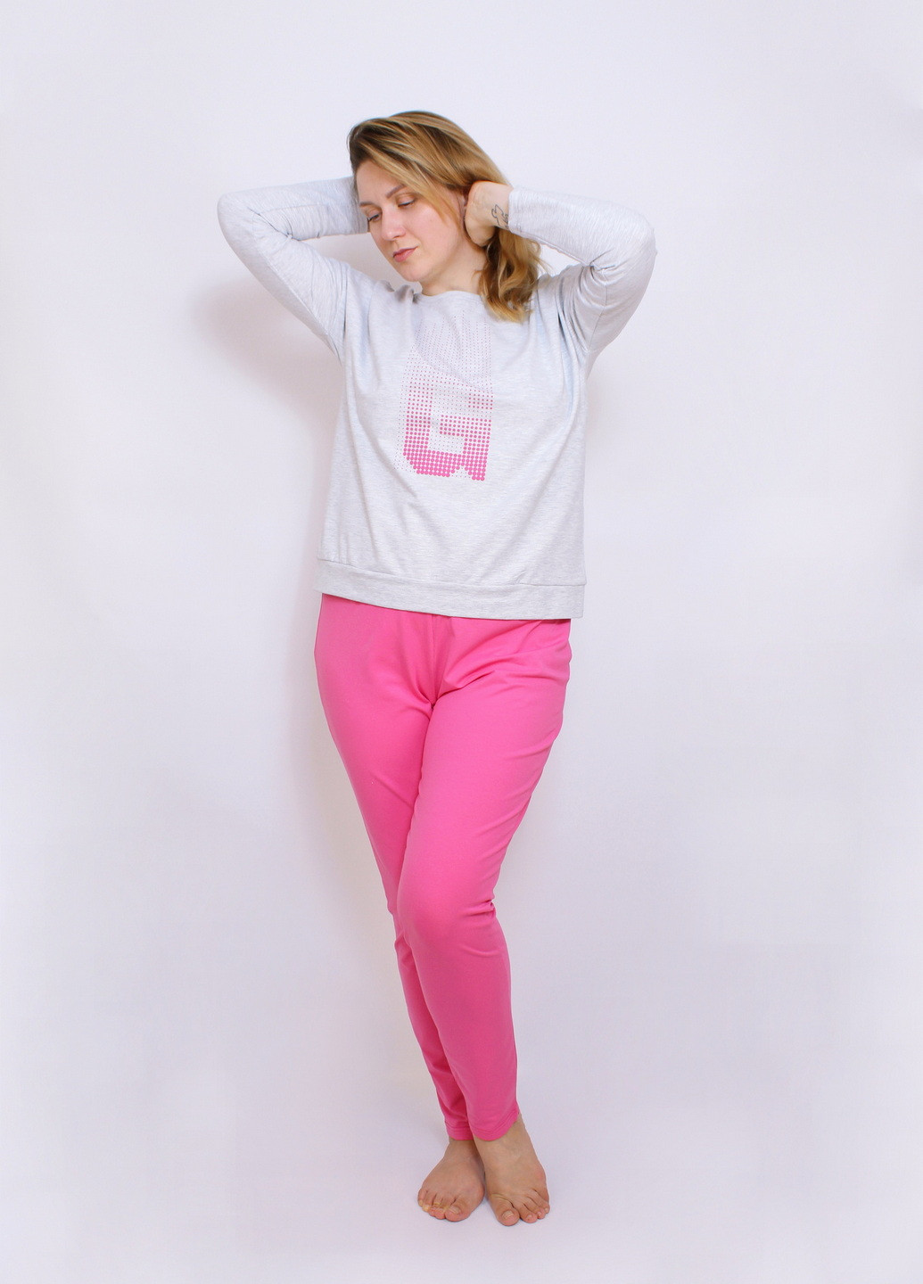 Розовая всесезон пижама женская NEL