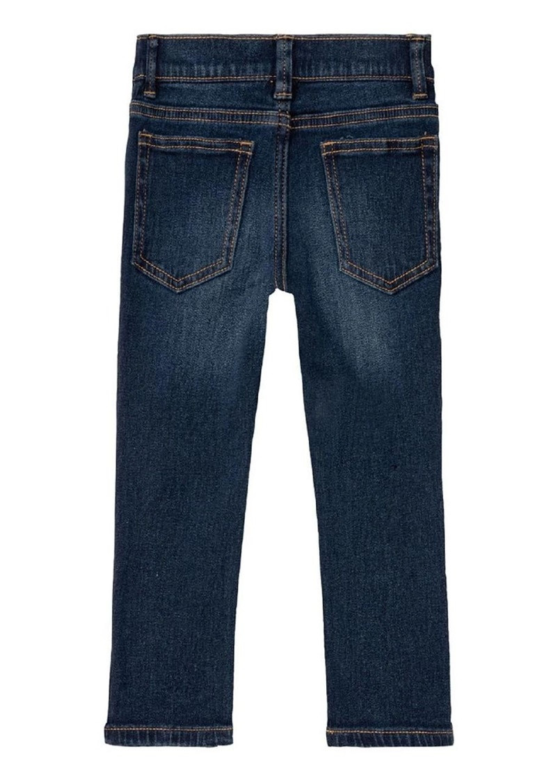 Темно-синие демисезонные прямые джинсы Lupilu