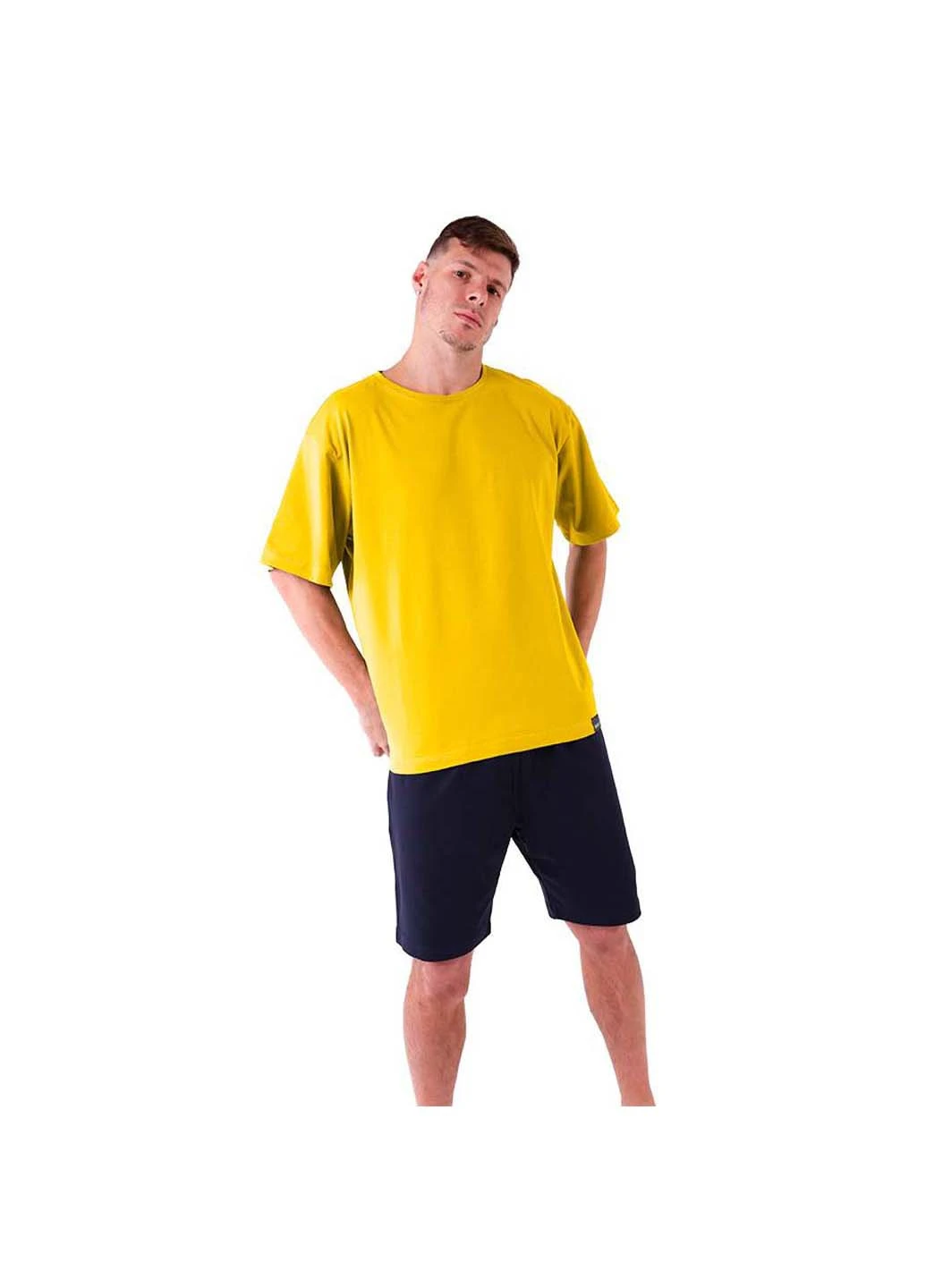 Жовта футболка MAN's SET Oversize