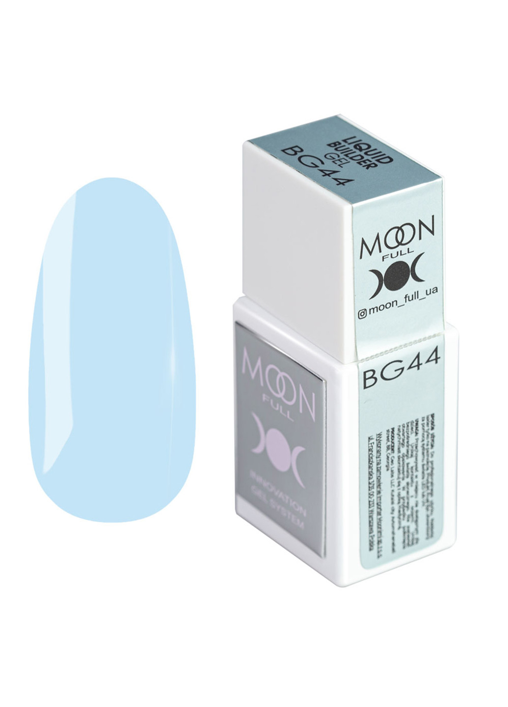 Жидкий гель Full Liquid Builder Gel для укрепления и моделирования ногтей № BG44, 15 мл Moon (273437016)