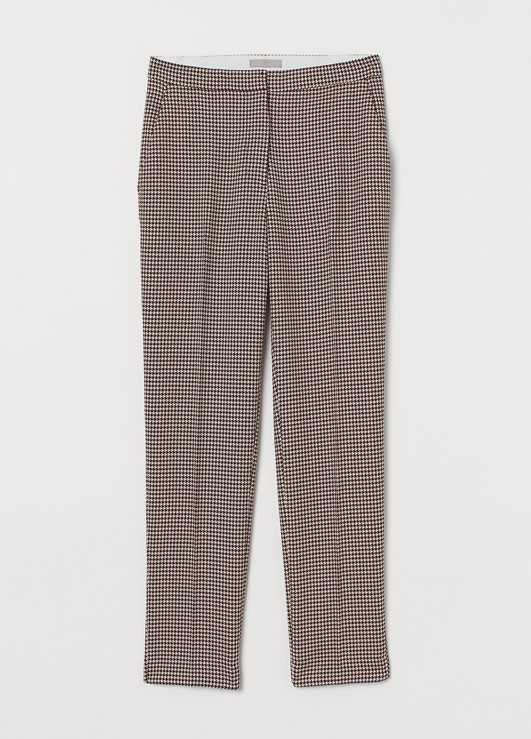 Комбинированные классические демисезонные брюки H&M