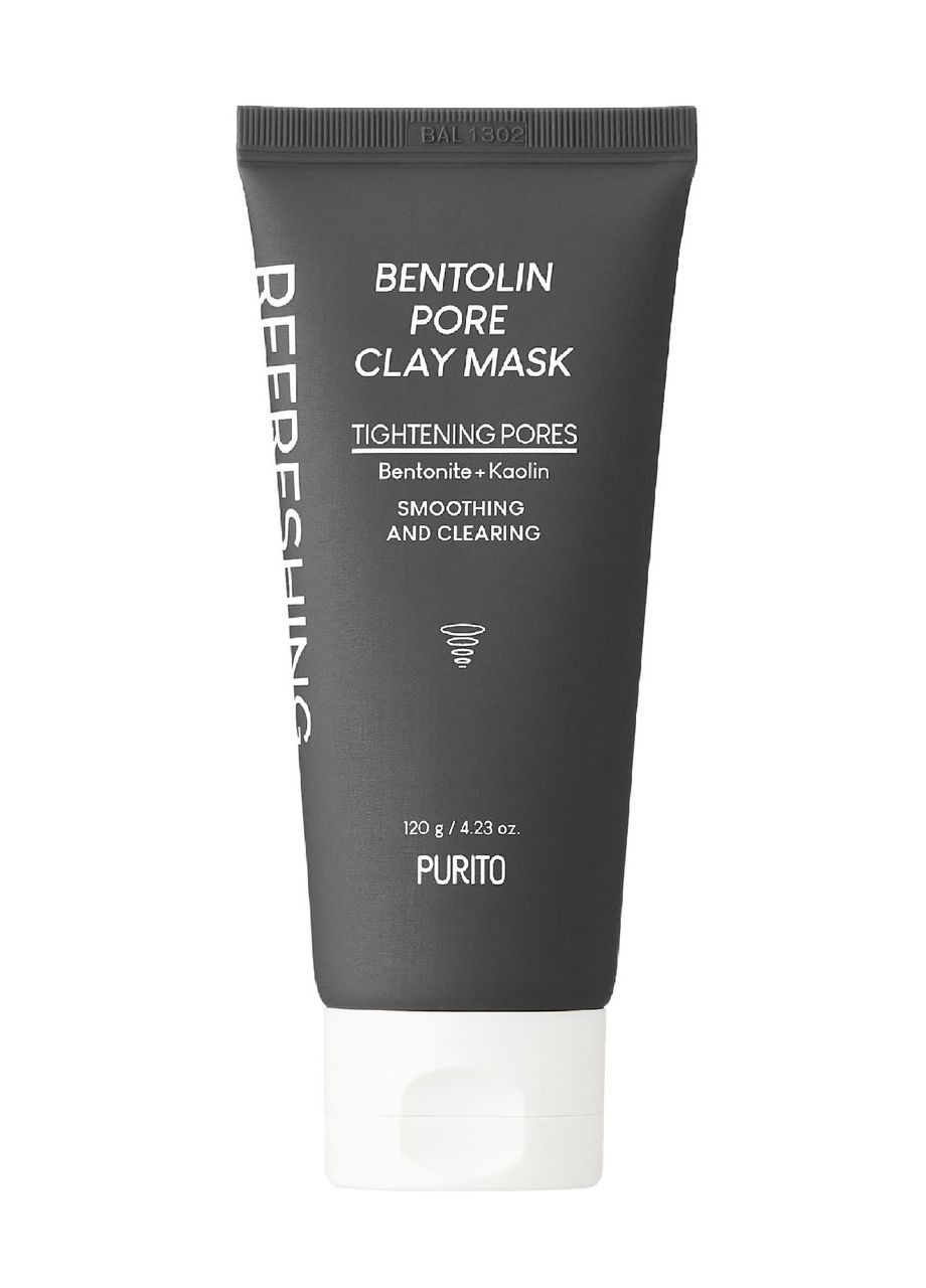 Очищаюча маска на основі глини Bentolin Pore Clay Mask 120 g PURITO (273481971)