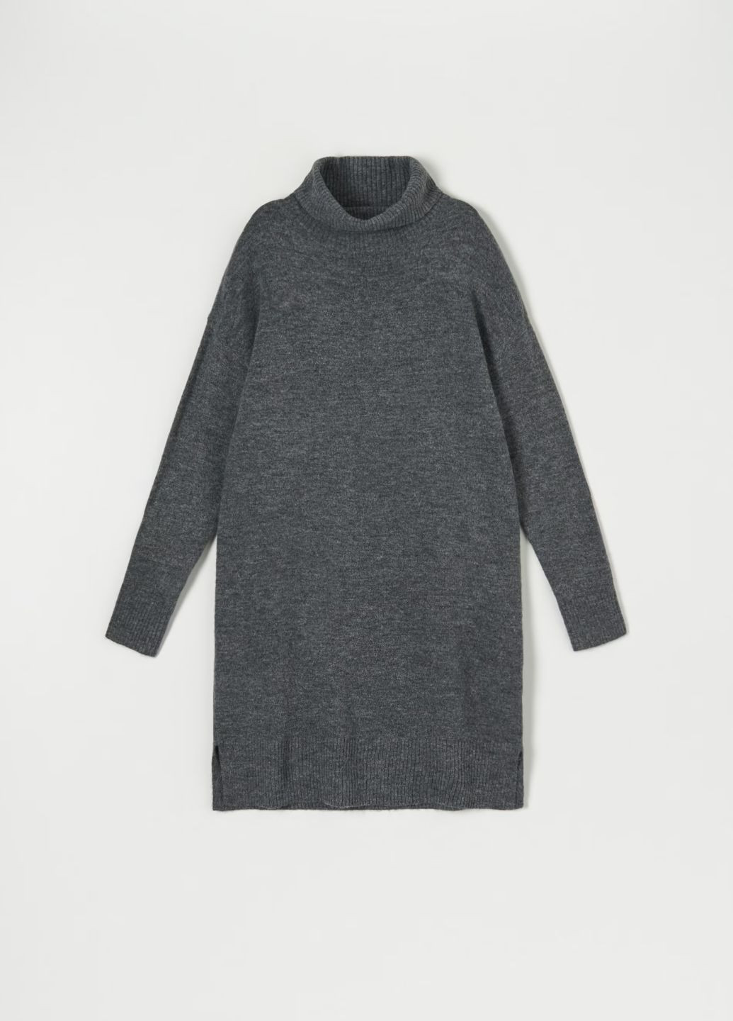 Серый демисезонный свитер No Brand