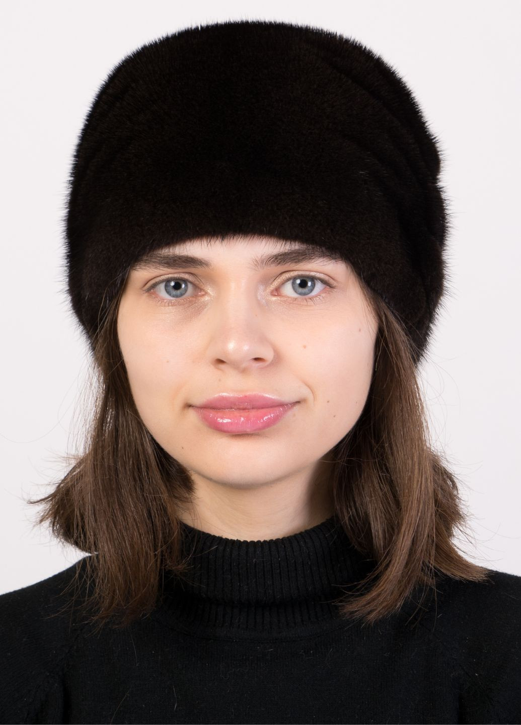 Зимова жіноча норкова шапка кубанка Меховой Стиль конверт (274063774)