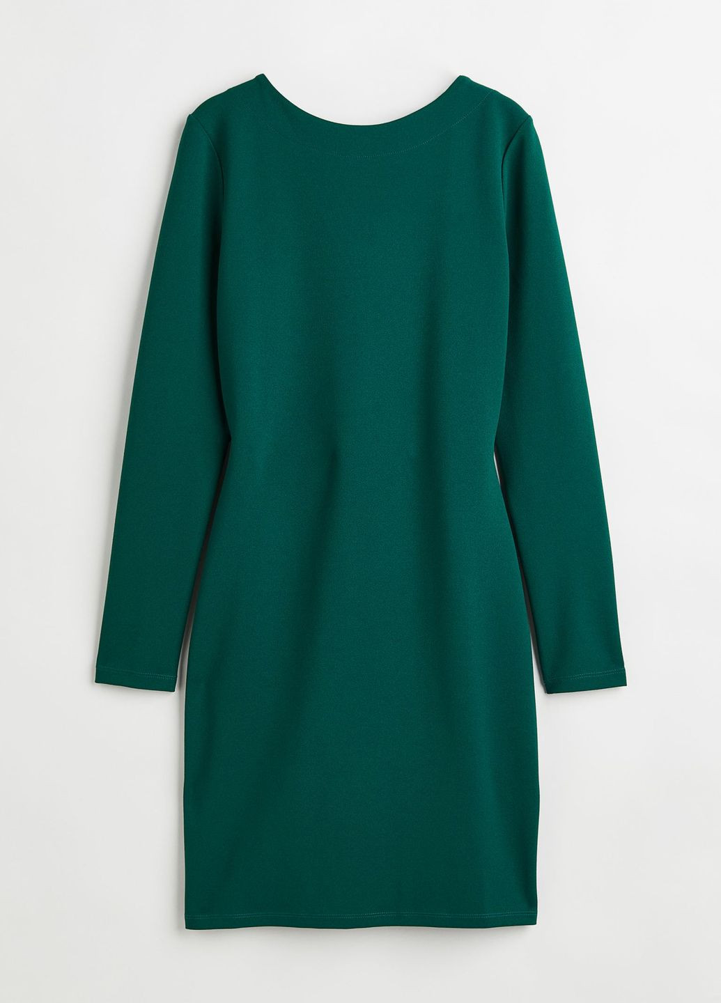 Зелена повсякденний сукня H&M однотонна