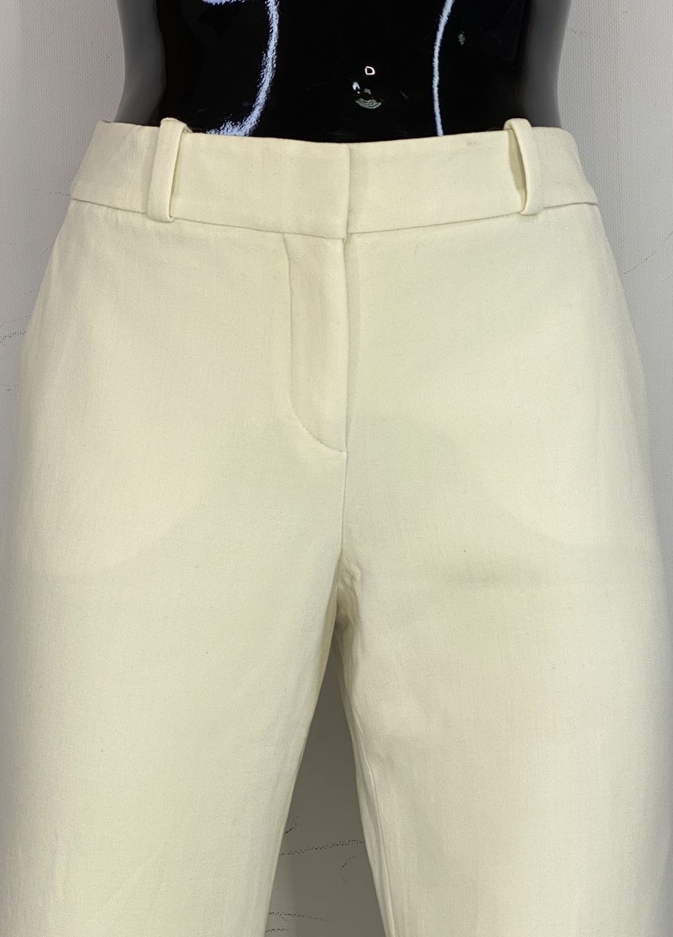 Молочные кэжуал демисезонные прямые брюки Giorgio Armani