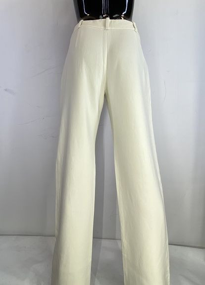 Молочные кэжуал демисезонные прямые брюки Giorgio Armani