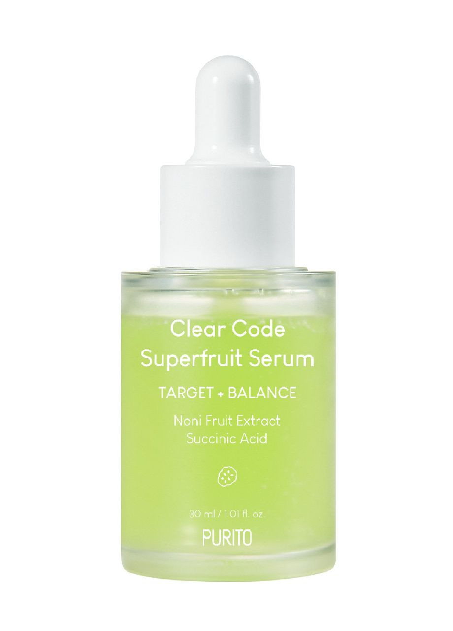 Балансирующая сыворотка для проблемной кожи Clear Code Superfruit Serum 30 ml PURITO (274275302)