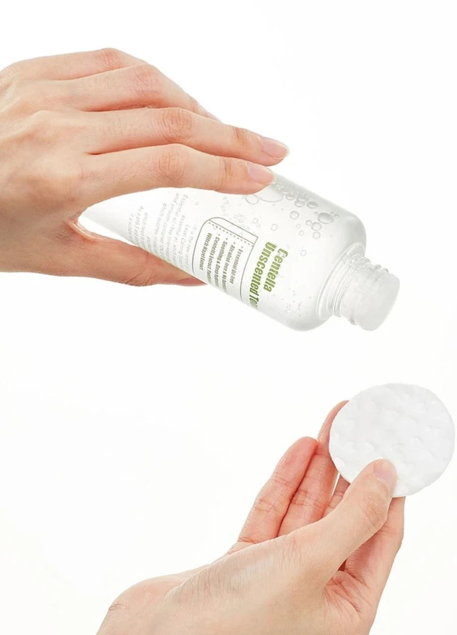 Заспокійливий тонер з центеллою без ефірних масел Centella Unscented Toner 200 ml PURITO (274275304)
