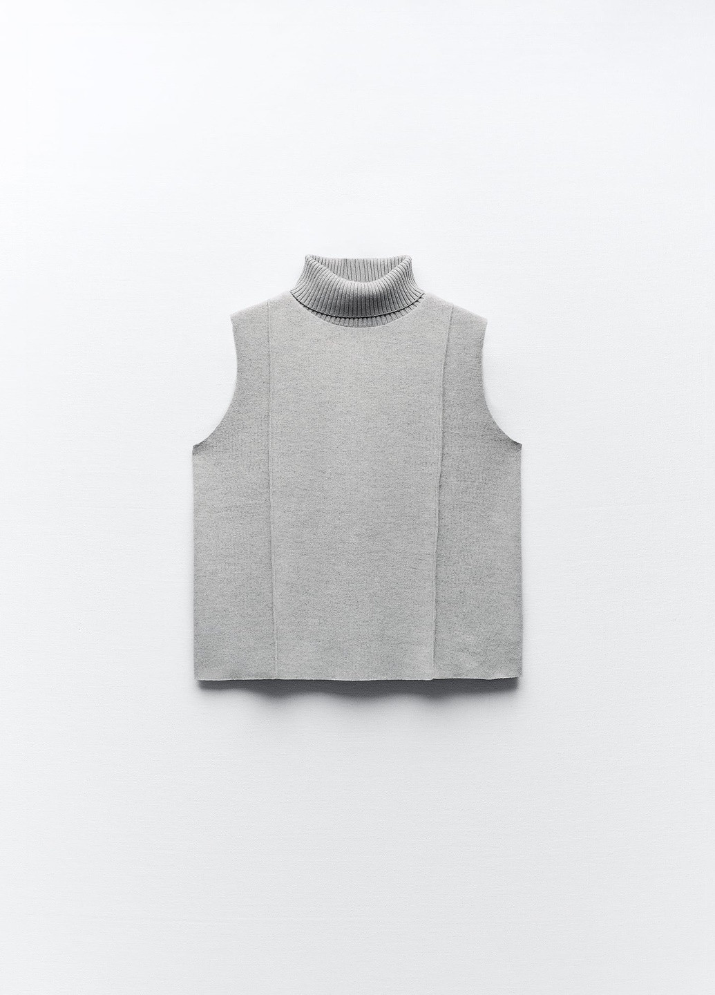 Світло-сірий літній светр Zara