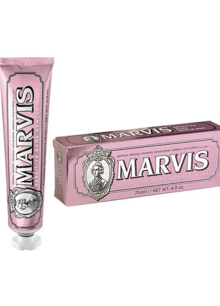 Зубная паста для чувствительных десен Sensitive Gums Gentle mint, 75 ml Marvis (274275289)
