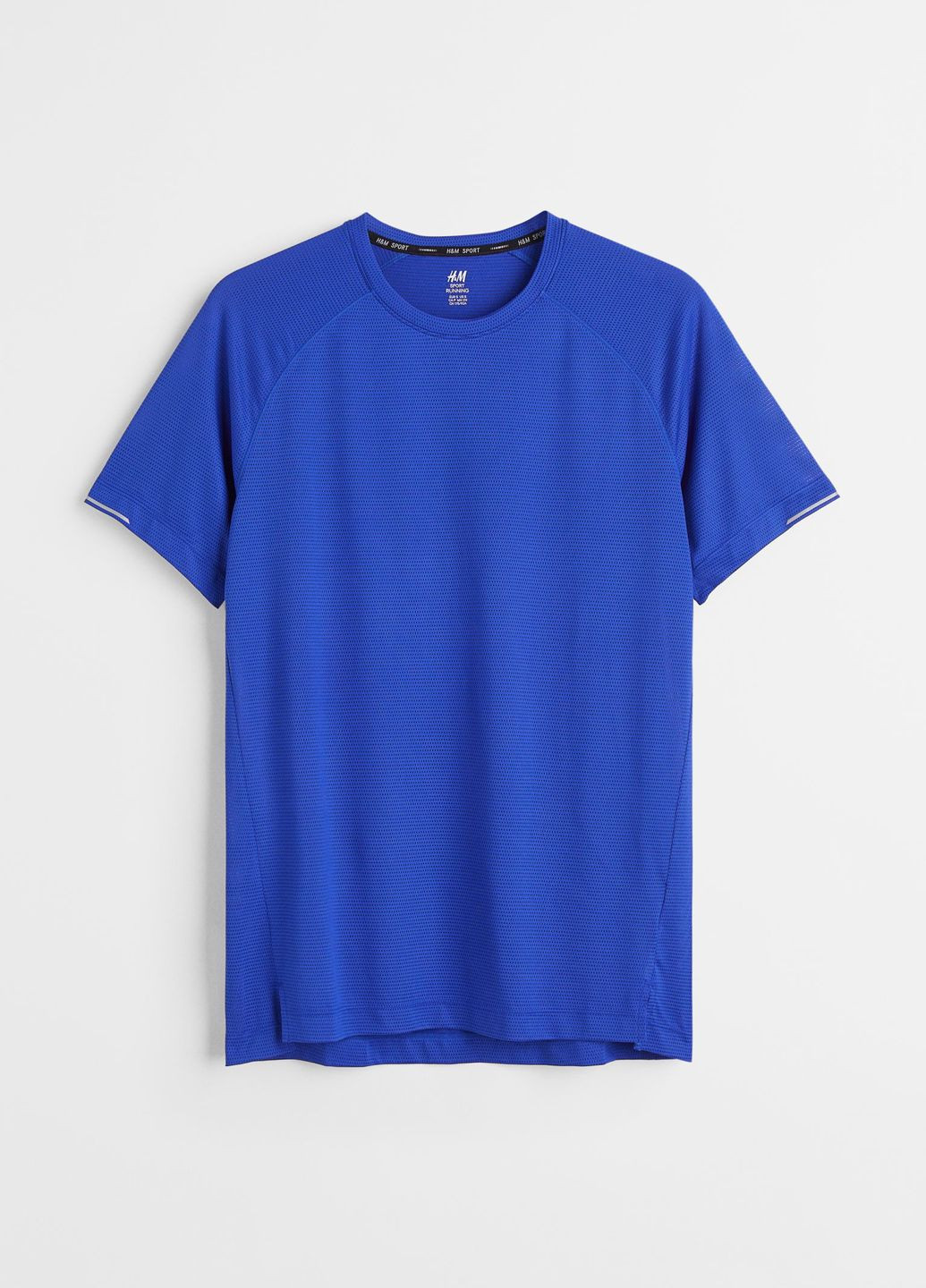 Синяя футболка спортивная H&M SPORT