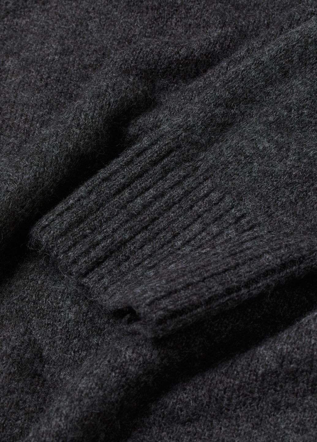 Темно-серый зимний кардиган H&M