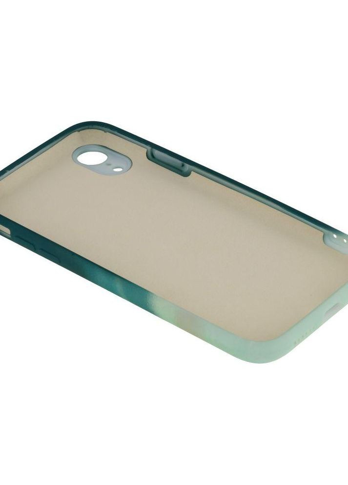 Чехол Figura with Frame для iPhone Xr Зелено-голубой OtterBox (274074432)