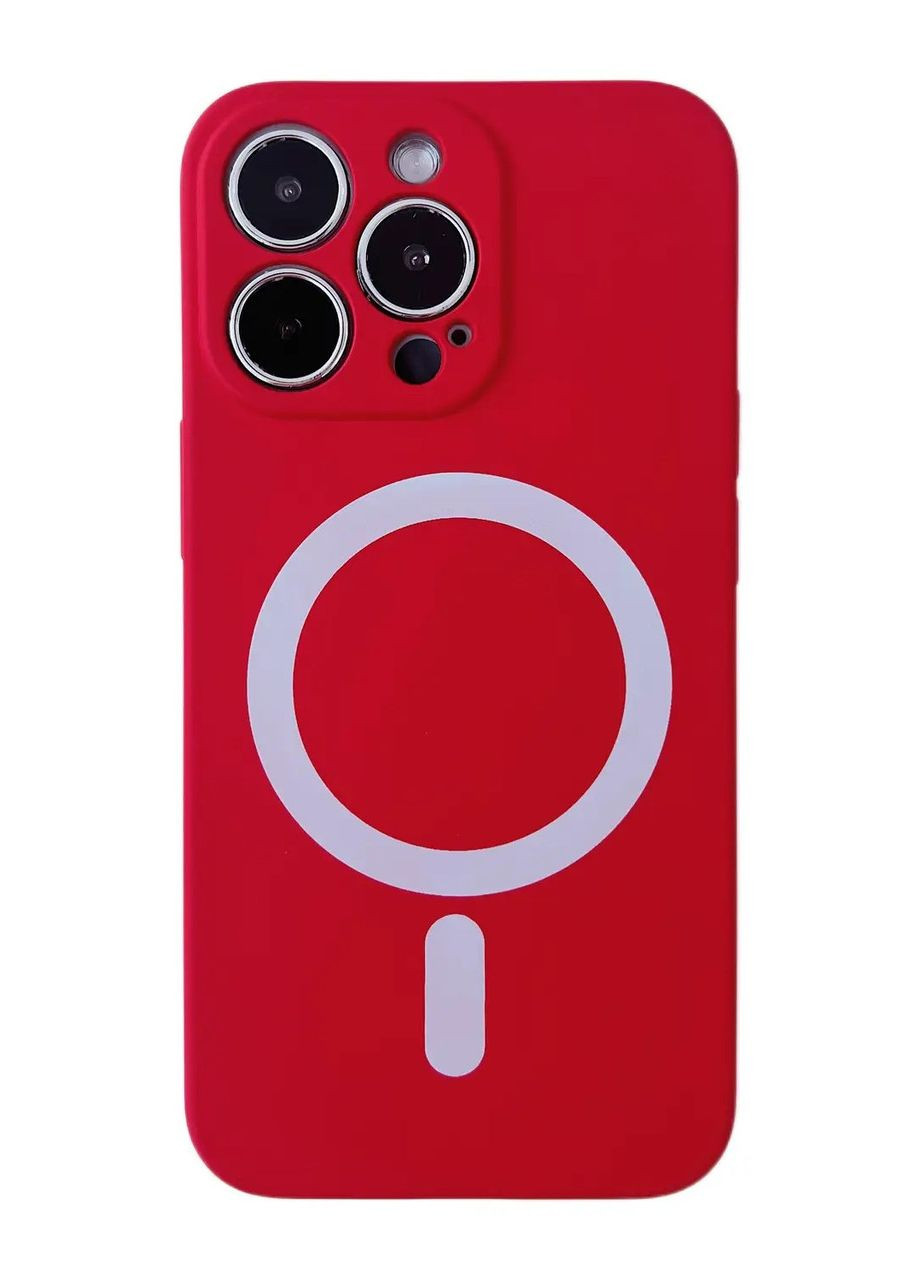 Силиконовый чехол с MagSafe для iPhone 11 Pro Max Красный Epik (274074491)