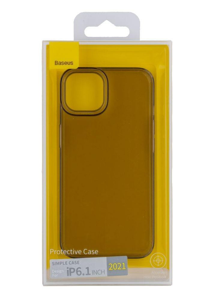 Чехол Simple Series Protective Case для iPhone 13 Прозрачно-черный Baseus (274074421)