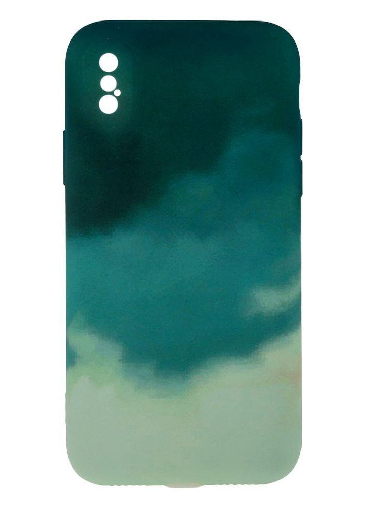Чехол Figura with Frame для iPhone X/Xs Зелено-голубой OtterBox (274074464)
