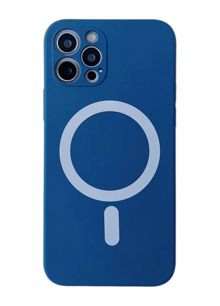 Силіконовий чохол з MagSafe для iPhone 11 Pro Синій Epik (274074486)
